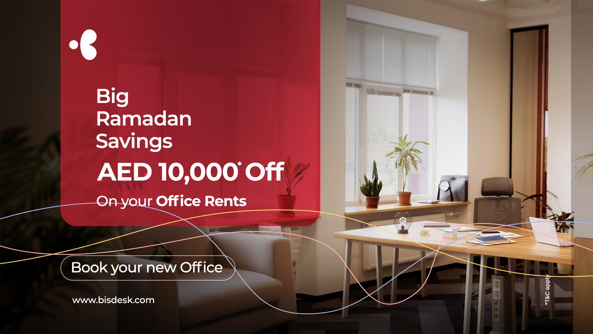 Save AED 10,000* on your private office this Ramadan 